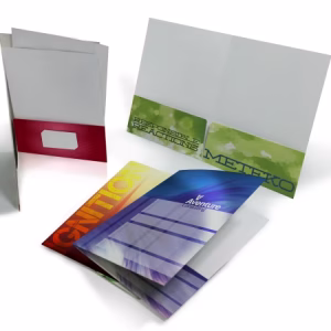 full color presentation folder printing